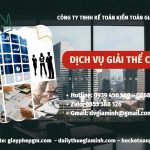 THỦ TỤC GIẢI THỂ DOANH NGHIỆP TẠI LẠNG SƠN TRỌN GÓI 6 Dịch vụ giải thể công ty tại Lạng Sơn nhanh