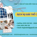 Dịch vụ giải thể công ty tại Phú Yên nhanh