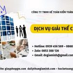 THỦ TỤC GIẢI THỂ DOANH NGHIỆP TẠI QUẬN CẦU GIẤY TRỌN GÓI 6 Dịch vụ giải thể công ty tại Quận Cầu Giấy nhanh