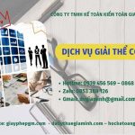 THỦ TỤC GIẢI THỂ DOANH NGHIỆP TẠI THÁI NGUYÊN TRỌN GÓI 6 Dịch vụ giải thể công ty tại Thái Nguyên nhanh