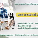 THỦ TỤC GIẢI THỂ DOANH NGHIỆP TẠI THANH HÓA TRỌN GÓI 6 Dịch vụ giải thể công ty tại Thanh Hóa nhanh