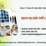 THỦ TỤC GIẢI THỂ DOANH NGHIỆP TẠI TP HÀ NỘI TRỌN GÓI 6 Dịch vụ giải thể công ty tại TP Hà Nội nhanh