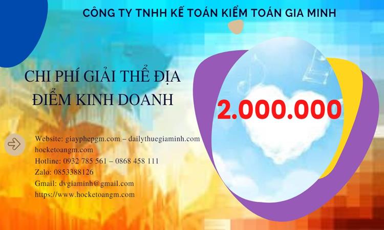 DỊCH VỤ GIẢI THỂ ĐỊA ĐIỂM KINH DOANH TẠI BÌNH ĐỊNH NHANH, GIÁ RẺ 5 Dịch vụ giải thể địa điểm kinh doanh tại Bình Định nhanh, giá rẻ