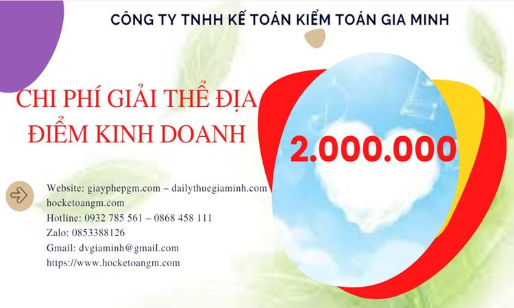 Dịch vụ giải thể địa điểm kinh doanh tại Huyện Bình Chánh nhanh, giá rẻ