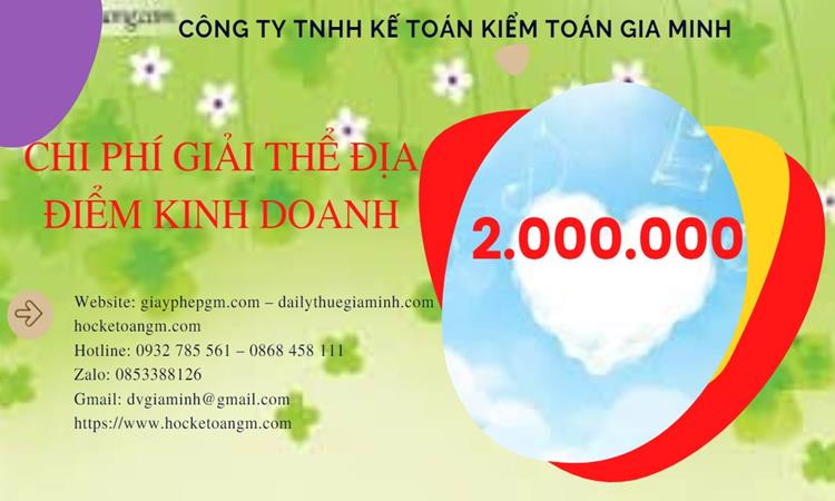 DỊCH VỤ GIẢI THỂ ĐỊA ĐIỂM KINH DOANH TẠI HUYỆN CẦN GIỜ NHANH, GIÁ RẺ 5 Dịch vụ giải thể địa điểm kinh doanh tại Huyện Cần Giờ nhanh, giá rẻ