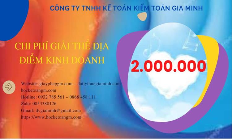 Dịch vụ giải thể địa điểm kinh doanh tại Huyện Mê Linh nhanh, giá rẻ