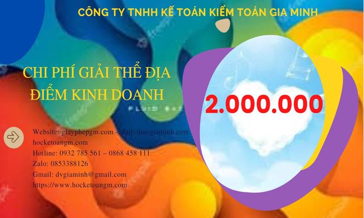 Dịch vụ giải thể địa điểm kinh doanh tại Huyện Mỹ Đức nhanh, giá rẻ
