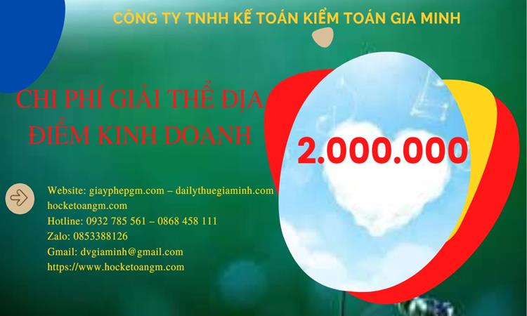 Dịch vụ giải thể địa điểm kinh doanh tại Huyện Nhà Bè nhanh, giá rẻ