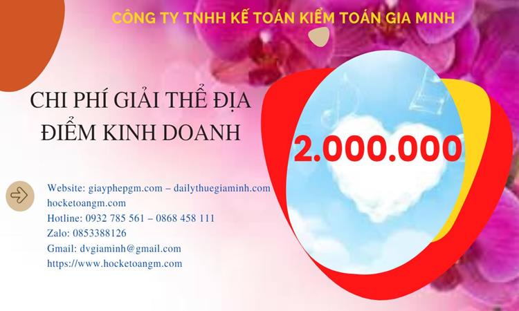 Dịch vụ giải thể địa điểm kinh doanh tại Huyện Thới Lai nhanh, giá rẻ