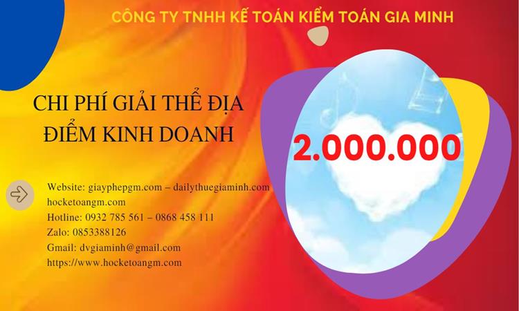 DỊCH VỤ GIẢI THỂ ĐỊA ĐIỂM KINH DOANH TẠI QUẬN 12 NHANH, GIÁ RẺ 5 Dịch vụ giải thể địa điểm kinh doanh tại Quận 12 nhanh, giá rẻ