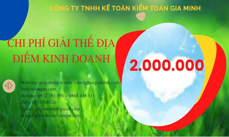Dịch vụ giải thể địa điểm kinh doanh tại Quận 2 nhanh chóng, tiết kiệm chi phí 7 Dịch vụ giải thể địa điểm kinh doanh tại Quận 2 nhanh, giá rẻ