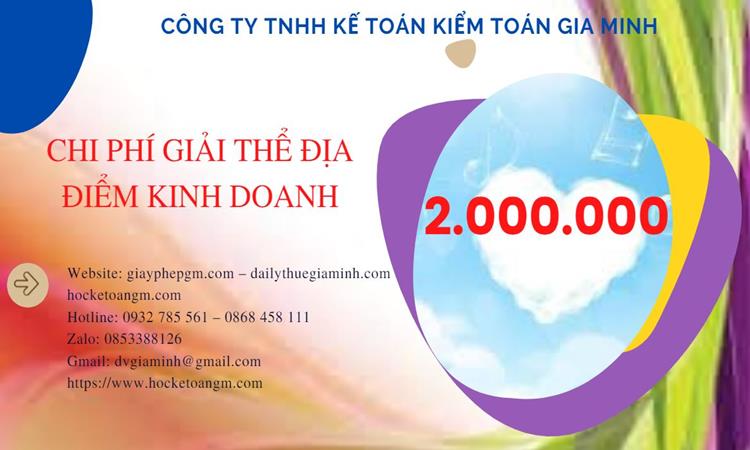 Dịch vụ giải thể địa điểm kinh doanh tại Quận Thủ Đức nhanh, giá rẻ