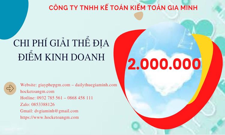 Dịch vụ giải thể địa điểm kinh doanh tại Quảng Bình nhanh, giá rẻ