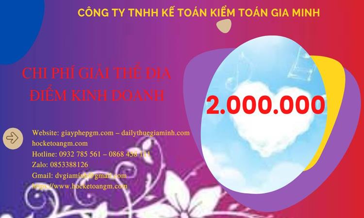 DỊCH VỤ GIẢI THỂ ĐỊA ĐIỂM KINH DOANH TẠI THANH HÓA NHANH, GIÁ RẺ 5 Dịch vụ giải thể địa điểm kinh doanh tại Thanh Hóa nhanh, giá rẻ