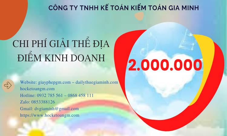 Dịch vụ giải thể địa điểm kinh doanh tại Thành Phố Cần Thơ nhanh, giá rẻ
