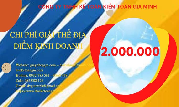 Dịch vụ giải thể địa điểm kinh doanh tại Thừa Thiên Huế nhanh, giá rẻ