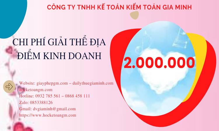 Dịch vụ giải thể địa điểm kinh doanh tại Trà Vinh nhanh, giá rẻ