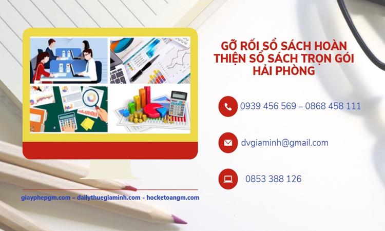 Dịch vụ gỡ rối sổ sách kế toán tại Hải Phòng
