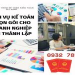 Kế Toán Trọn Gói Cho Doanh Nghiệp Mới Thành Lập – Tiết Kiệm Chi Phí, Hiệu Quả Cao 8 Dịch vụ kế toán cho doanh nghiệp mới thành lập