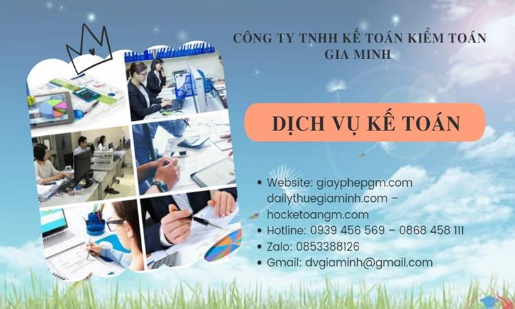 Dịch vụ kế toán chuyên nghiệp tại Vĩnh Phúc