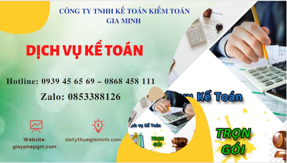 Dịch vụ kế toán giá rẻ tại Huyện Phúc Thọ 