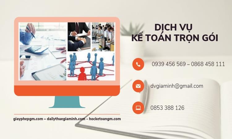 Dịch vụ kế toán thuế tại TPHCM trọn gói 