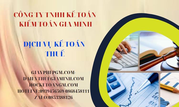 Dịch vụ kế toán thuế trọn gói tại Bạc Liêu 