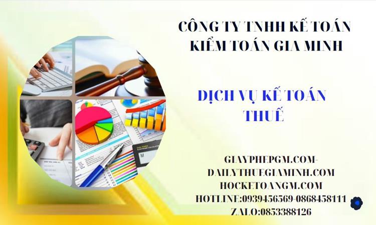 Dịch vụ kế toán thuế trọn gói tại Huế 