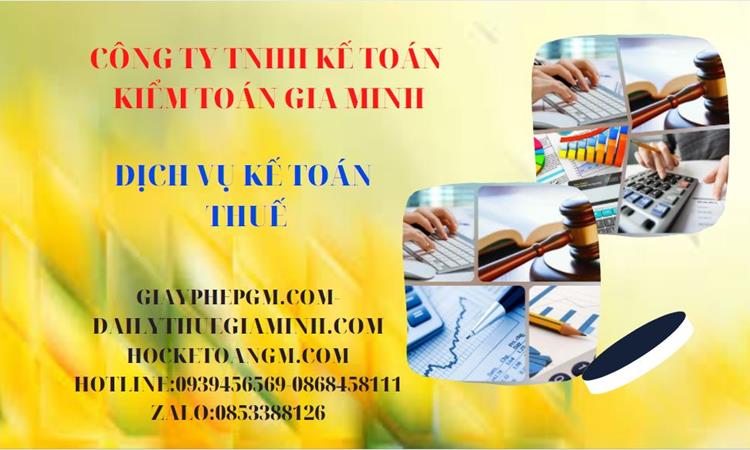 Dịch vụ kế toán thuế trọn gói tại Huyện Bình Lục 