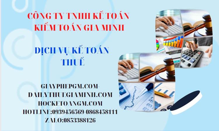 Dịch vụ kế toán thuế trọn gói tại Huyện Cờ Đỏ 