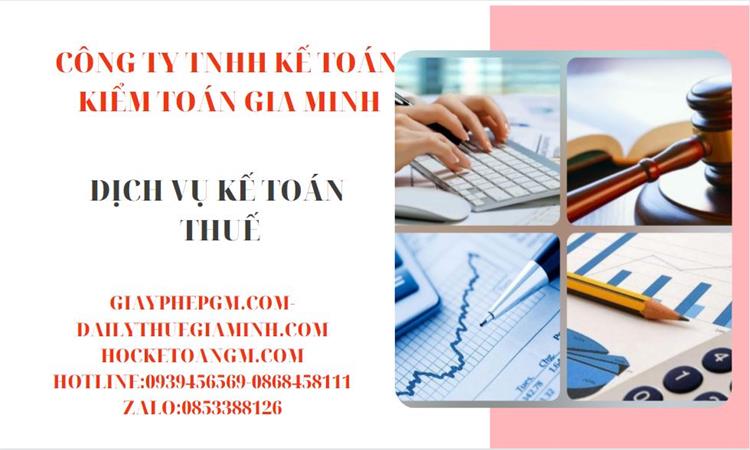 Dịch vụ kế toán thuế trọn gói tại Huyện Gia Lâm 