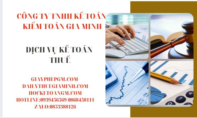 Dịch vụ kế toán thuế trọn gói tại Huyện Hoài Đức 