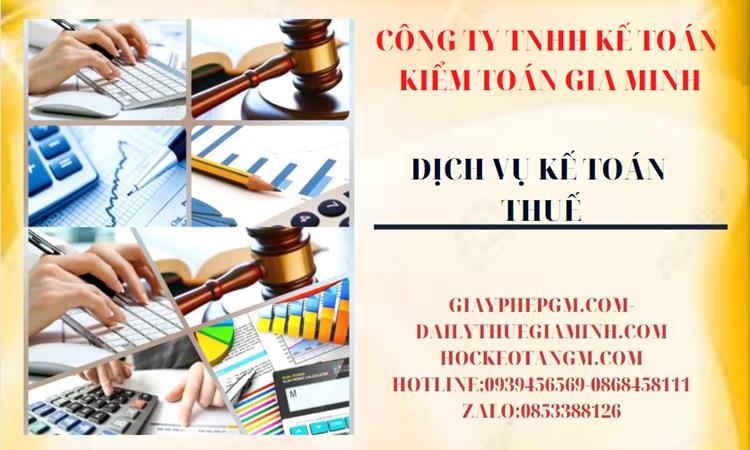 Dịch vụ kế toán thuế trọn gói tại Huyện Kim Bảng 
