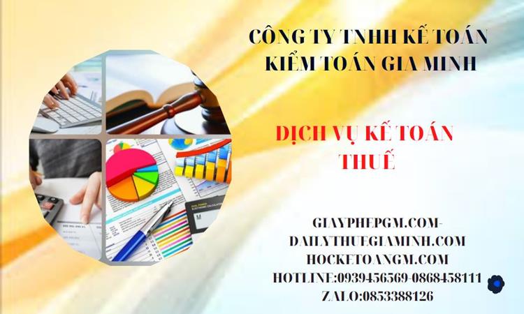 Dịch vụ kế toán thuế trọn gói tại Huyện Lý Nhân 