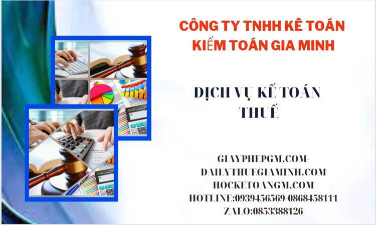 BẢNG GIÁ DỊCH VỤ KẾ TOÁN THUẾ TRỌN GÓI TẠI HUYỆN NHÀ BÈ 4 Dịch vụ kế toán thuế trọn gói tại Huyện Nhà Bè