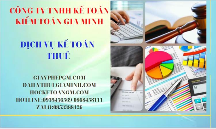 Dịch vụ kế toán thuế trọn gói tại Huyện Phong Điền 