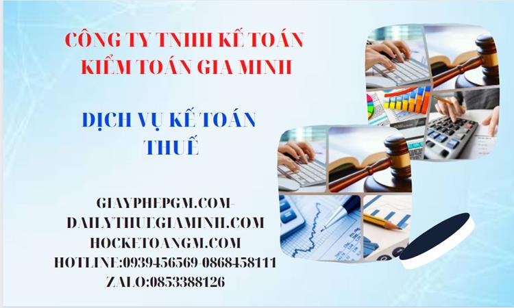 Dịch vụ kế toán thuế trọn gói tại Huyện Phúc Thọ 
