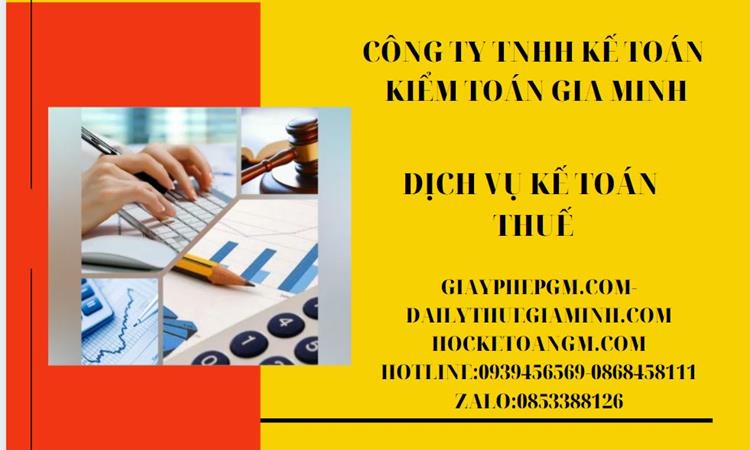 Dịch vụ kế toán thuế trọn gói tại Huyện Tiên Lữ 
