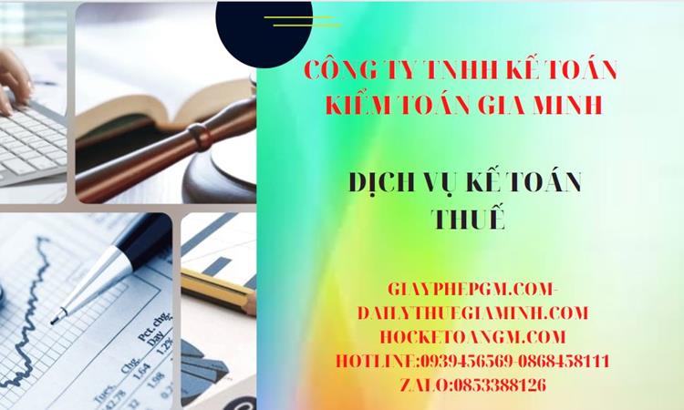 Dịch vụ kế toán thuế trọn gói tại Huyện Vĩnh Thạnh 