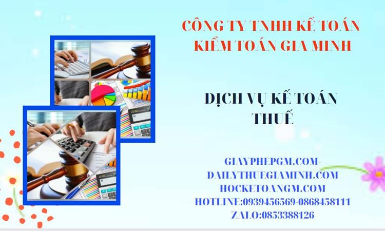 Dịch vụ kế toán thuế trọn gói tại Quận 1 