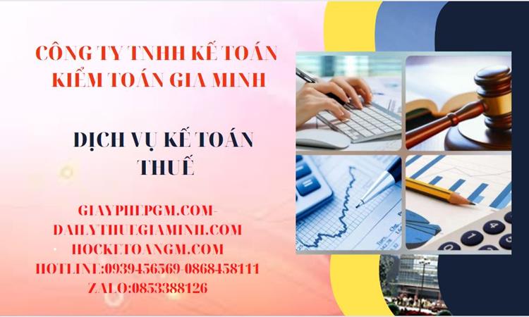 Dịch vụ kế toán thuế trọn gói tại Quận Bình Tân 