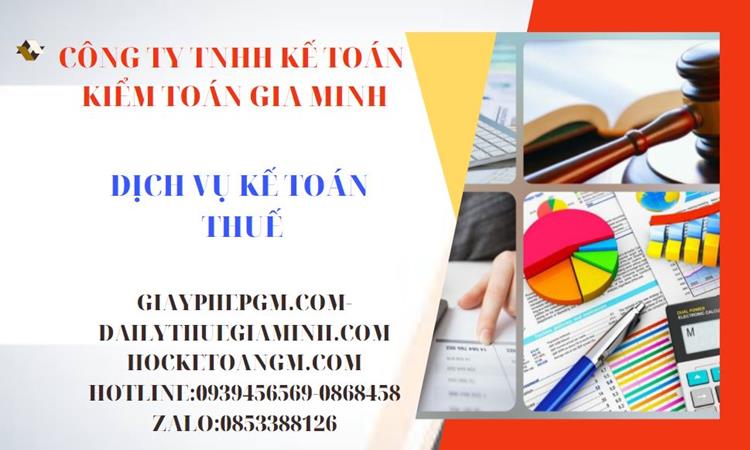 Dịch vụ kế toán thuế trọn gói tại Quận Cầu Giấy 