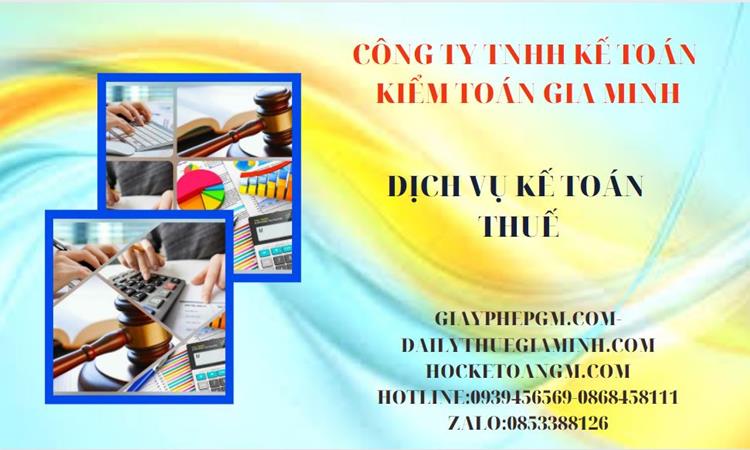 Dịch vụ kế toán thuế trọn gói tại TT Huế 