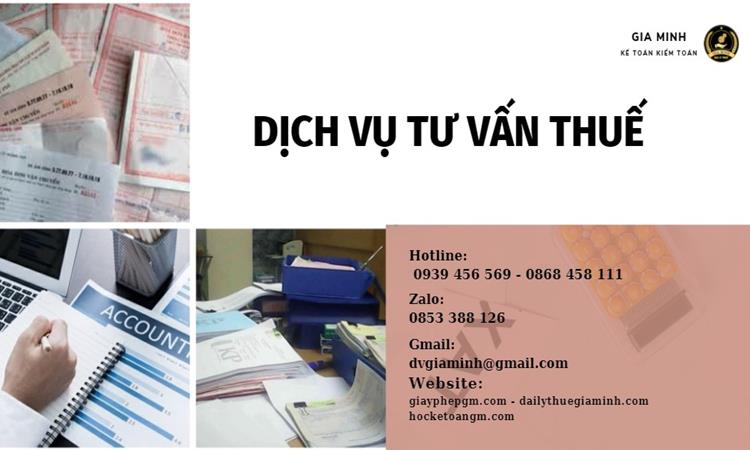 Dịch vụ tư vấn thuế chuyên nghiệp | Tư vấn thuế cho doanh nghiệp, cá nhân 4 Dịch vụ kế toán thuế trọn gói từ 500.000