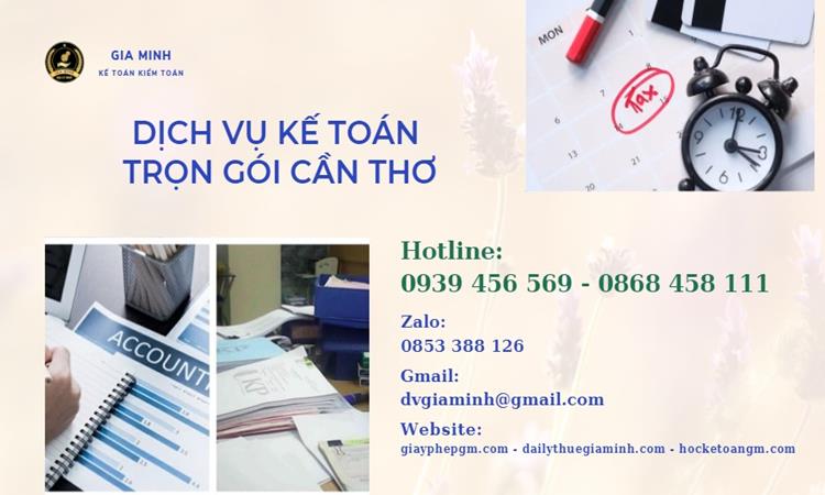 Dịch vụ kế toán trọn gói Cần Thơ 4 Dịch vụ kế toán trọn gói cần thơ