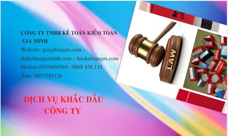 KHẮC DẤU CÔNG TY TẠI HƯNG YÊN LẤY LIỀN 4 Dịch vụ khắc dấu tại Hưng Yên lấy liền