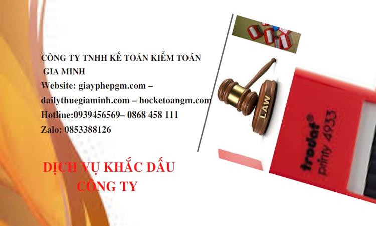 KHẮC DẤU CÔNG TY TẠI HUYỆN ĐAN PHƯỢNG LẤY LIỀN 4 Dịch vụ khắc dấu tại Huyện Đan Phượng lấy liền