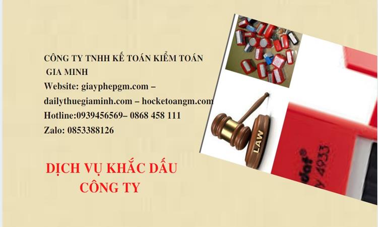 KHẮC DẤU CÔNG TY TẠI HUYỆN TIÊN LỮ LẤY LIỀN 4 Dịch vụ khắc dấu tại Huyện Tiên Lữ lấy liền