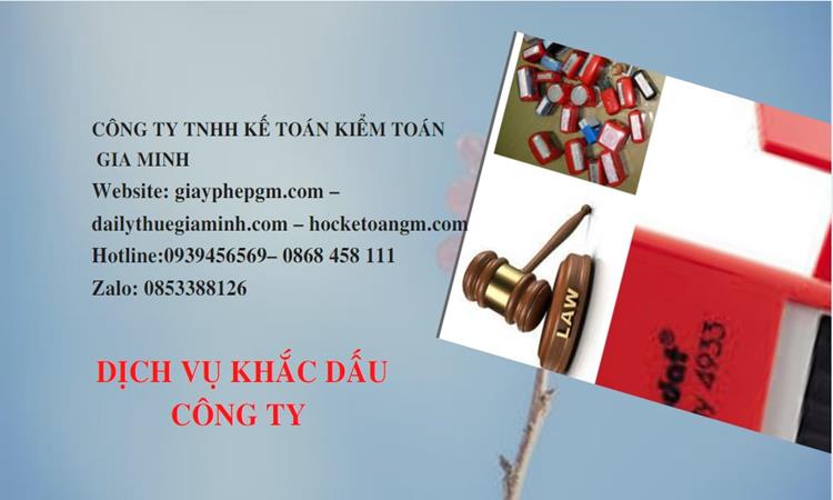 Dịch vụ khắc dấu tại Huyện Yên Mỹ lấy liền