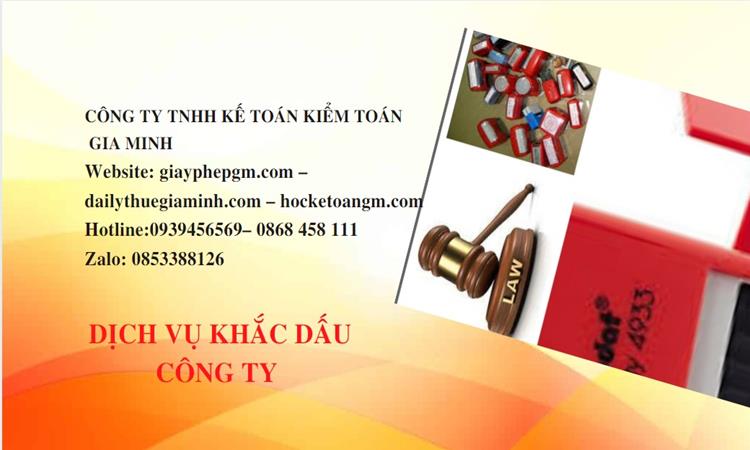 KHẮC DẤU CÔNG TY TẠI QUẬN THỐT NỐT LẤY LIỀN 4 Dịch vụ khắc dấu tại Quận Thốt Nốt lấy liền